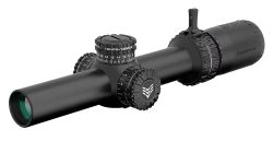 Swampfox Optics ARH11024-GL Arrowhead  Black 1-10x24mm 30mm Tube Guerrilla Dot MIL Green Reticle