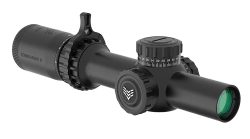 Swampfox Optics THK14241-RB Tomahawk II  Black 1-4x24mm 30mm Tube BDC Red Reticle