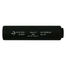 B&T Six9 Wipe Suppressor ONLY 9mm Luger Black Firearm Sold Separately