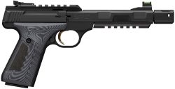 Browning 051597490 Buck Mark Contour Pro 22 LR 10+1 5.90" Matte Black Gray/Black G-10 Grip