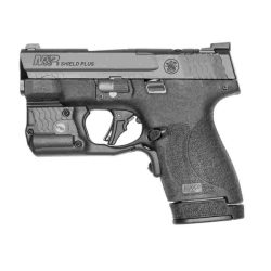S&W M&P Shield Plus w/Green CT Laserguard Pro Handgun 9mm Luger 10&13rd Magazines(2) 3.1″ Barrel Optic Ready No Thumb Safety