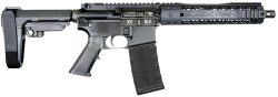 Black Rain Ordnance  Spec15  300 Blackout 30+1 10.50" Black Nitride Steel Barrel, 10" M-LOK Handguard, Black Anodized Aluminum Picatinny Rail Receiver, Tactical SBA3 Brace, Black G.I. Grip