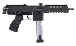 B&T Firearms BT-440000-C-US KH9 Covert 9mm Luger 30+1 6" Black Barrel, Black Cerakote Aluminum/Polymer Picatinny Rail Receiver, Black Finger Grooved Grip, Ambidextrous