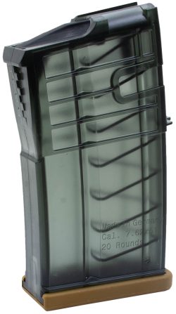 HK 50236507   20+1 7.62mm Fits H&K 417 Clear Smoke Polymer