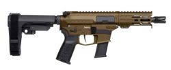 CMMG PISTOL BANSHEE MKG 45ACP - 5" EJECTOR RIP BRACE BRONZE