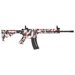 M&P 15-22 Sport Flag Finish .22 LR 25rd Magazine(1) 16.5" Threaded Barrel M-LOK Handguard Folding Sights