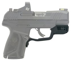 Crimson Trace 0102050 Laserguard  Ruger MAX-9, Green Laser Black Polymer