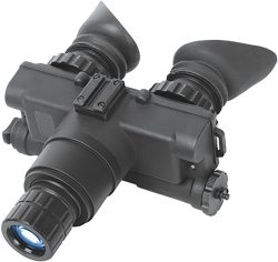 ATN NVGONVG72W NVG7-2W  Night Vision Goggles Matte Black 1x26mm Generation 2+ White Phosphor, 50-57 Ip/mm Resolution