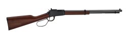 Henry H001TP22 Tracker 22 S/L/LR 16/17/23+1 16" Blued Octagon Barrel, Black Aluminum Grooved Receiver, American Walnut Fixed w/Pistol Grip Stock