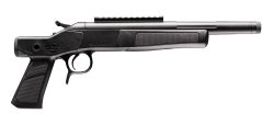 CVA CP801 Scout XP 223 Rem 1rd 11.50" Matte Stainless Steel Fluted Threaded Barrel, Picatinny Rail, Graphite Black XP Pistol Grip