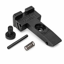 Wilson Combat Ruger GP100 Serrated Blade Handgun Sight Rear Square Notch Black