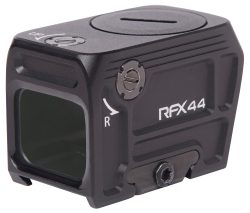 Viridian 9810112 RFX44 Black Anodized 1 x 21 mm x 16.5 mm 5 MOA Green Dot ACRO Footprint/Picatinny Low Mount