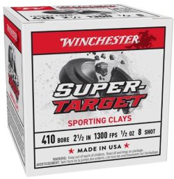WINCHESTER TARGET 410  2-1/2" - 1/2OZ #8 250RD CASE