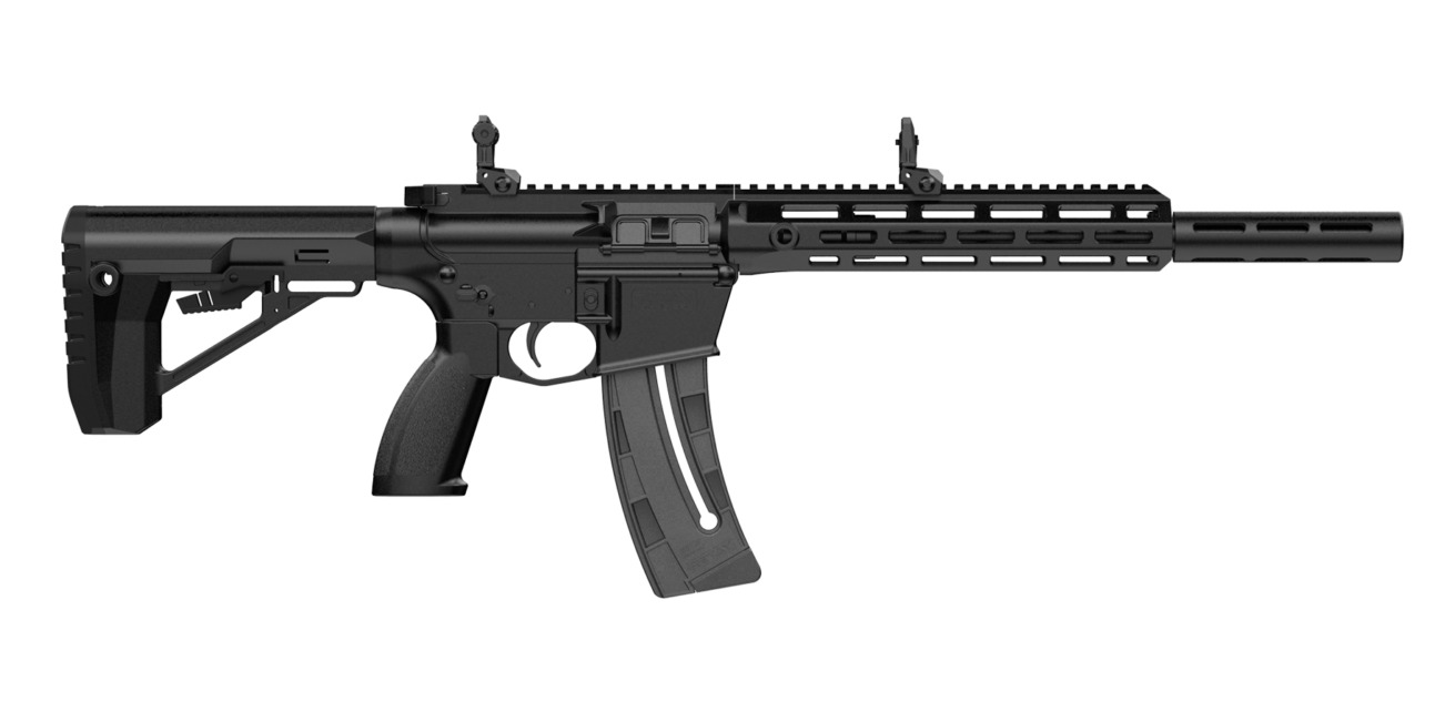 Retay USA RA1522BLKPOLYMLOK10 RA1522 22 LR 10+1 18″ Black Chrome Threaded Barrel, Black Chrome Polymer Receiver w/Picatinny Rail, M-LOK Handguard, Adjustable Black Polymer Stock & Grip