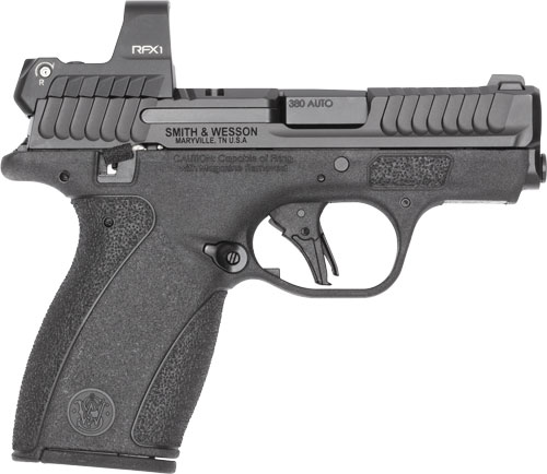 Smith & Wesson, Bodyguard 2.0, Semi Automatic, 380 ACP, 2.75" Barrel, Black Armornite Finish, Night Sights, Viridian RFX1 Micro Green Dot Sight, Manual Safety, 12 Round and 10 Round Magazines