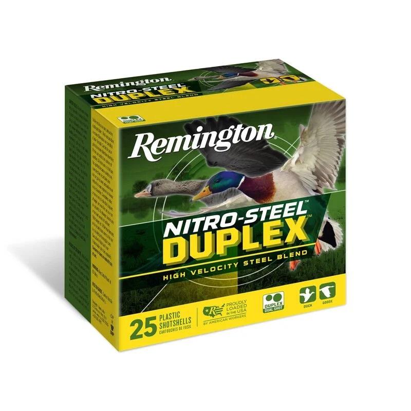 Remington Nitro-Steel Duplex Shotshells 20ga 3″ 1oz 1425 fps #2 25/ct
